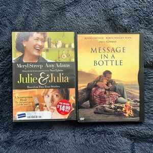 Julie & Julia and Message in a Bottle DVD Set bundle